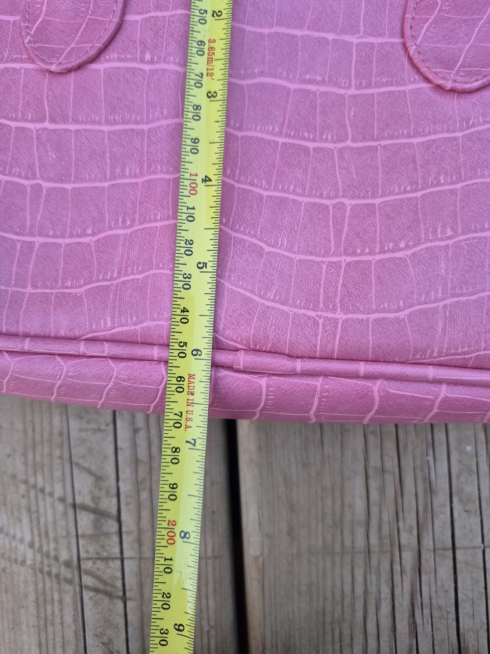 Estée Lauder Pink Faux Croc Top Handle Barrel Bag - Y2K Barbiecore - Picture 13 of 14